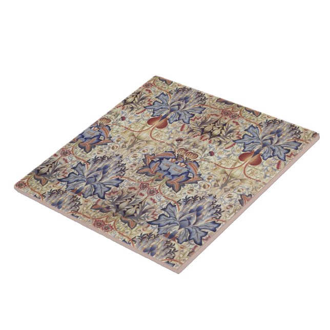 Vintage Flowers William Morris Artichoke     Tile (Side)