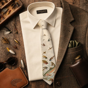 Vintage Fly Fishing Tie