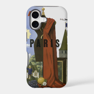 Vintage Fly Paris Surrealist Fashion Travel Poster