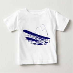Vintage Flying Boat Baby T-Shirt
