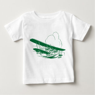 Vintage Flying Boat Baby T-Shirt
