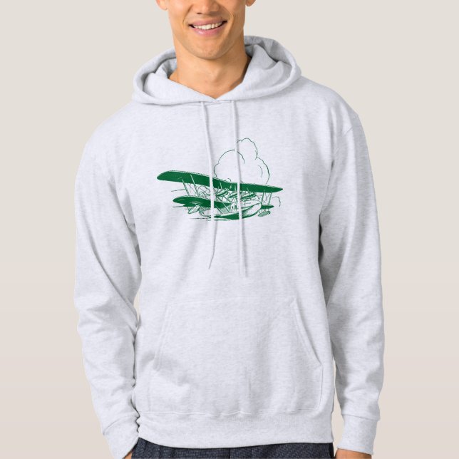 Vintage Flying Boat Hoodie (Front)