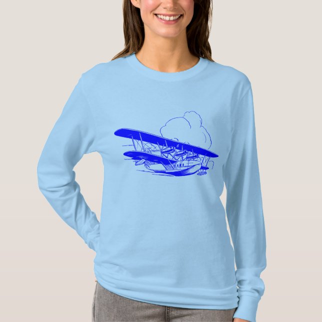 Vintage Flying Boat T-Shirt (Front)