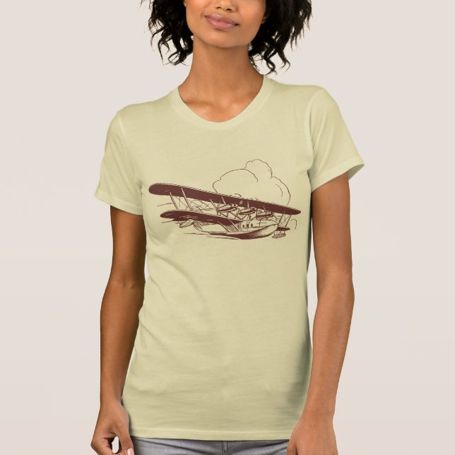 Vintage Flying Boat T-Shirt (Front)