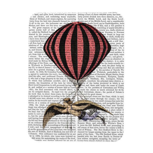 Vintage Flying Machine Magnet (Vertical)