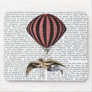 Vintage Flying Machine Mouse Pad