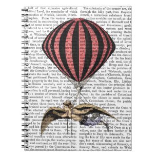 Vintage Flying Machine Notebook