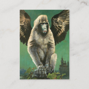 Vintage Flying Monkey ACEO Business Card