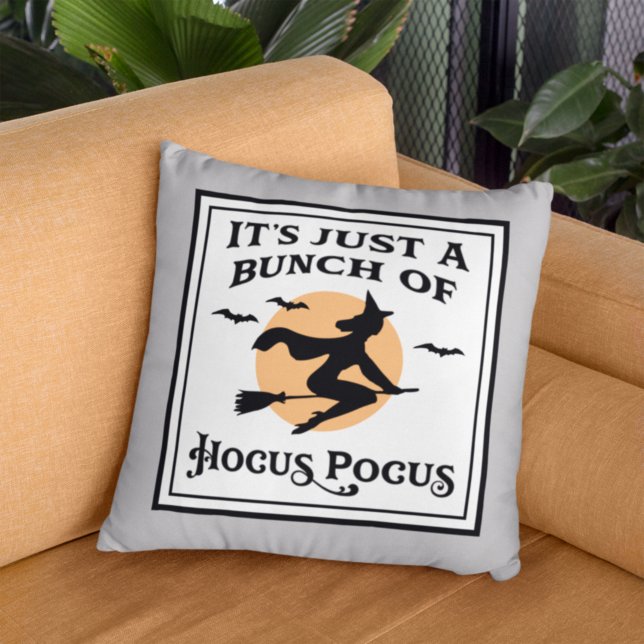 Vintage Flying Witch Moon Hocus Pocus Cushion (Creator Uploaded)