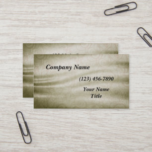 Vintage Folded Fabric Business Card