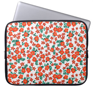 Vintage folk floral background. Seamless vintage p Laptop Sleeve
