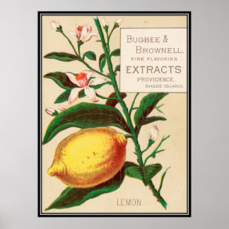 Vintage : food advertising - poster