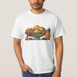 Vintage Food, Assorted Fruit in a Bowl T-Shirt