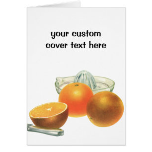 Vintage Food Fruit, Ripe Oranges Juicer Breakfast