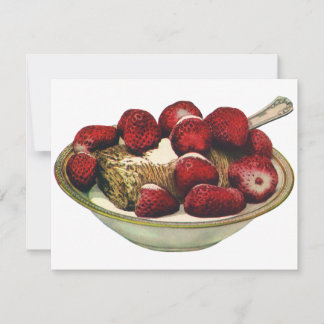 Vintage Food Healthy Breakfast Cereal Strawberries