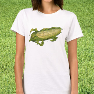 Vintage Food, Healthy Vegetables, Corn on the Cob T-Shirt