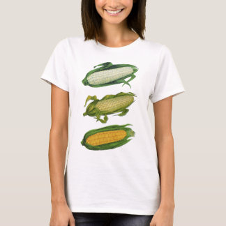 Vintage Food Healthy Vegetables, Fresh Corn on Cob T-Shirt