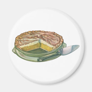 Vintage Food, Lemon Meringue Pie Dessert Magnet