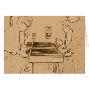 VINTAGE FOOSBALL FUZBOLL PHOTO ART TABLE FOOTBALL