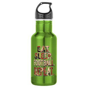 Vintage Football Fan Design Retro Soccer Graphic 532 Ml Water Bottle
