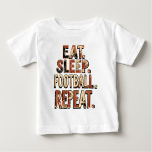 Vintage Football Fan Design Retro Soccer Graphic Baby T-Shirt