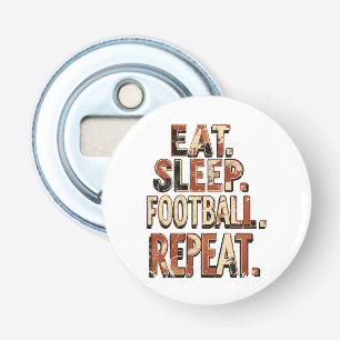 Vintage Football Fan Design   Retro Soccer Graphic Bottle Opener