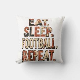 Vintage Football Fan Design | Retro Soccer Graphic Cushion