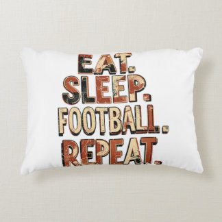 Vintage Football Fan Design | Retro Soccer Graphic Decorative Cushion
