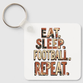 Vintage Football Fan Design | Retro Soccer Graphic Key Ring