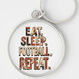 Vintage Football Fan Design | Retro Soccer Graphic Key Ring
