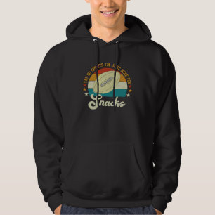 Vintage Football Fan Yay Go Sports I'M Just Here F Hoodie