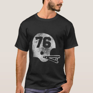 Vintage Football Jersey Number 76 Player Number T-Shirt