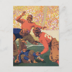 Vintage Football Postcard
