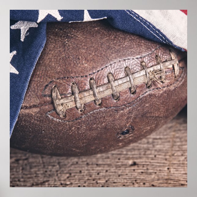 Vintage Football Poster (Front)