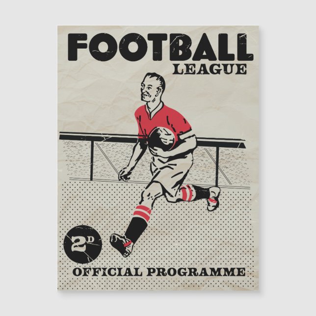 Vintage Football programme (Front)