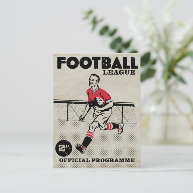 Vintage Football programme (Standing Front)