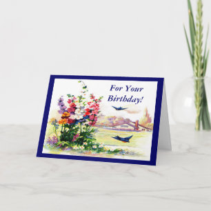 Vintage For Your Birthday Card