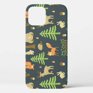 Vintage Forest Animals, Children's Pattern. iPhone 12 Case