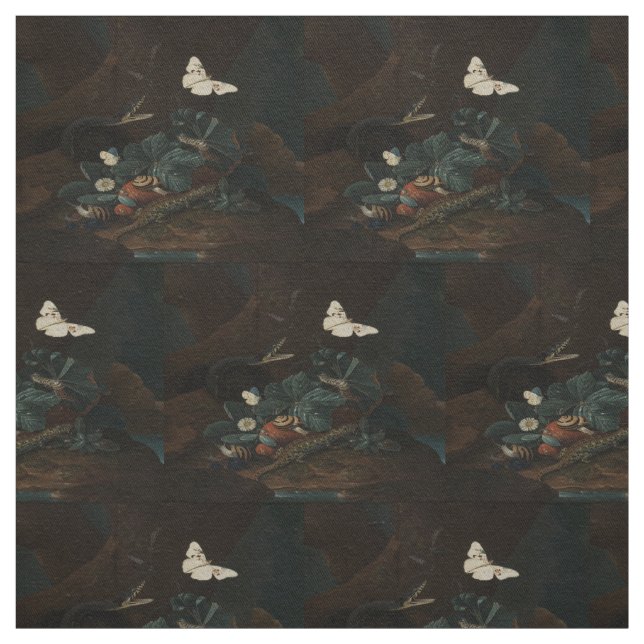 Vintage Forest Floor Still Life Fabric (Swatch)