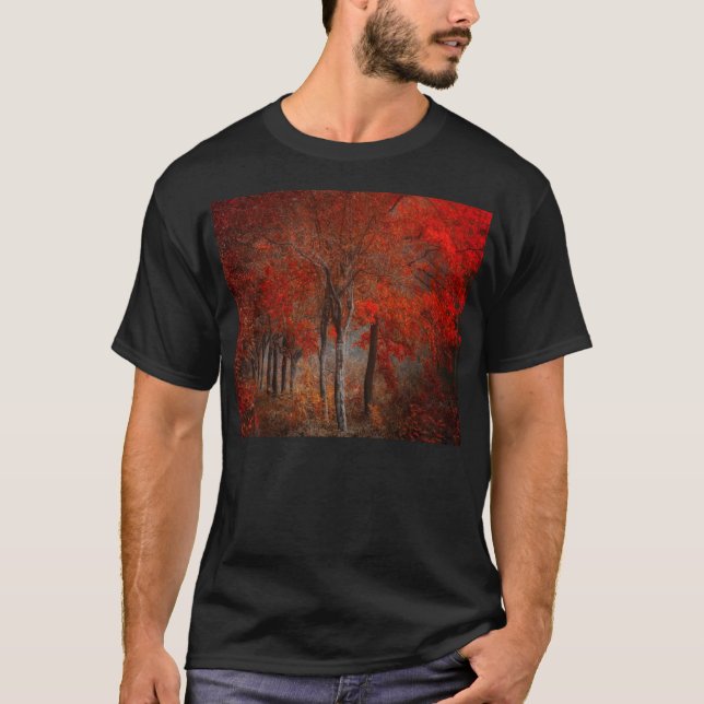 Vintage Forest Scene T-Shirt (Front)