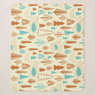 Vintage Forest: Timeless Natural Pattern. Sherpa Blanket