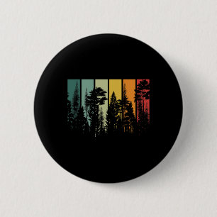 Vintage Forest Trees Outdoors Nature Hiking Campin 6 Cm Round Badge