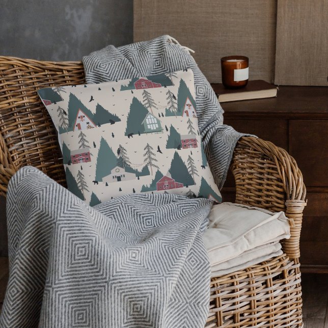 Vintage Forest Winter Cushion (Creator Uploaded)