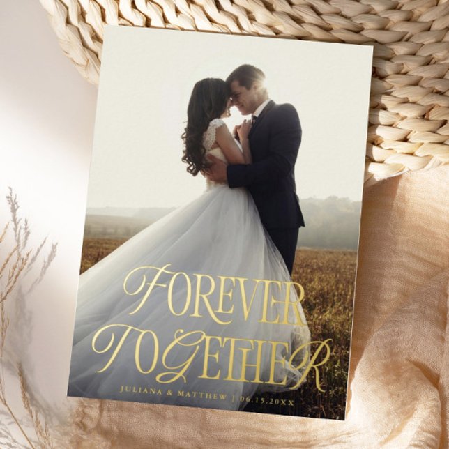 Vintage Forever Together Wedding Announcement (Creator Uploaded)