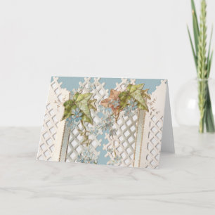 Vintage Forget Me Nots Card