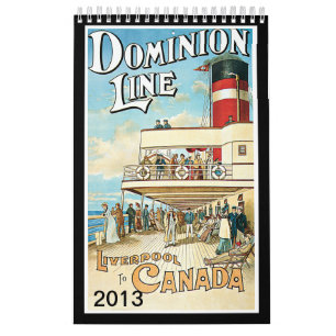 Vintage Forms of Transportation Calendar