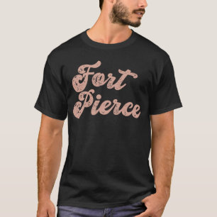 Vintage Fort Pierce Florida Home State Souvenir Re T-Shirt