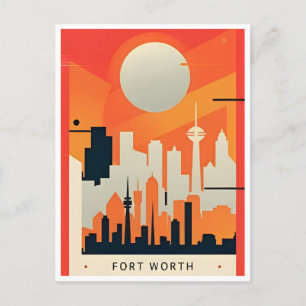 Vintage Fort Worth Texas Greetings from Postcard