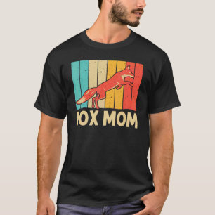 Vintage Fox For Mum Grandma Women Aunt Wild Fox T-Shirt