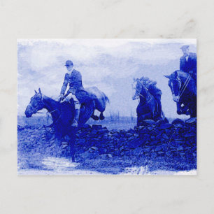 Vintage Fox Hunt Postcard